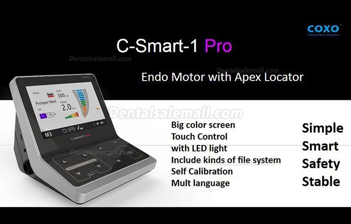 YUSENDENT COXO Dental Endodontic Treatment Endo Motor with Apex Locator C Smart I Pro